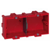 BOITE ENCASTREMENT MUR PLEIN 2 POSTE P40 BATIBOX