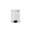 POUBELLE 5 LITRES NEWICON BLANC