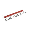 SUPPORT 6 CROCHETS  H.11 X L.45 X P.1 CM