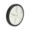 ROUE POUSSETTE BANDAGE PVC DIAMETRE 145MM 30KG