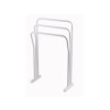 PORTE-SERVIETTE 3BARRE ACIER EPOXY BLANC LONGCHAMP