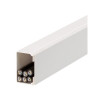 GOULOTTE 40X57 LONGUEUR 2 METRES BLANC