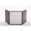 PROTECTION POELE TERZA 3 VOLETS NOIR ACIER