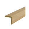 BAGUETTE ANGLE MDF REVETU PAPIER DECOR CHENE CERUSE 2200X25X25MM