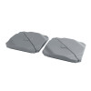 PLAQUE TRIANGULAIRE MODULABLE SABIK LOT DE 4