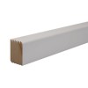 PLINTHE MDF PRE PEINT ARRONDIE 9X68X2000MM LOT DE 5