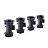PIED DE CAISSON REGLABLE NOIR 100 LOT4