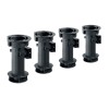 PIED DE CAISSON REGLABLE NOIR 150 LOT4