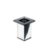 PIED DE MEUBLE ACIER CHROME 50X50X100