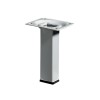 PIED DE MEUBLE ACIER BLANC 24X24X100