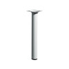 PIED DE MEUBLE ACIER BLANC 30X250