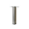PIED DE MEUBLE ACIER BROSSE 25X25X150