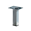 PIED DE MEUBLE ACIER GRIS 24X24X100