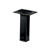 PIED DE MEUBLE ACIER NOIR 24X24X100