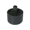 PIED DE MEUBLE PLASTIQUE NOIR 50X35