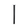 PIED DE TABLE ACIER NOIR 24X24X400