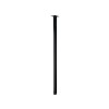 PIED DE TABLE ACIER NOIR 24X24X800