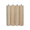 PIED DE LIT CYLINDRE HETRE BRUT 50X250/4