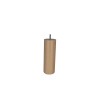 PIED DE LIT CYLINDRE HETRE VERNI 68X200