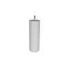 PIED DE LIT CYLINDRE HETRE BLANC 68X200