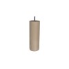 PIED DE LIT CYLINDRIQUE EN HETRE BRUT 68X200MM