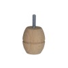 PIED DE MEUBLE ROND HETRE BR 52X60