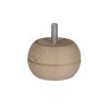 PIED DE MEUBLE ROND HETRE BR 65X40