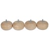 PIED DE MEUBLE ROND HETRE BRUT 85X50/4