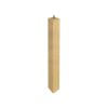 PIED DE TABLE HETRE BR 55X55X360