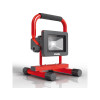 PROJECTEUR DE CHANTIER 10W 800LM RECHARGEABLE NOIR ROUGE XANLITE
