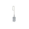 VERROU BAIONNETTE DIAMETRE 12 LONGEUR 200MM ZINGUE BLANC