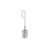 VERROU BAIONNETTE DIAMETRE 14 LONGEUR 300MM ZINGUE BLANC