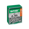VIS TETE FRAISEE TORX 4X40MM BOITE DE 40 PIECES