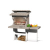 BARBECUE BETON GRIS BEIGE  FIXE LUXOR 159X72X161 CM
