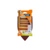 ABRASIF TRIANGLE MULTIFONCTION 175X105MM GRAIN 40 LOT DE 5 DEXTER