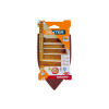 ABRASIF TRIANGLE MULTIFONCTION 175X105MM GRAIN 80 LOT DE 5 DEXTER