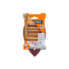 ABRASIF TRIANGLE MULTIFONCTION 98X140MM GRAIN 120 LOT DE 5 DEXTER
