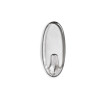 CROCHET TRANSPARENT OVAL MOYEN MODELE LOT DE 2
