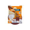 ABRASIF PERCEUSE/MEULEUSE DIAMETRE 125 GRAIN 120 LOT DE 5 DEXTER