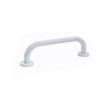 BARRE D APPUI DROITE 30CM DIAMETRE 25MM BLANC