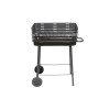 BARBECUE CHARBON DE BOIS ACIER NOIR 77x50x83