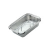 BARQUETTES EN ALUMINIUM NATERIAL POUR BARBECCUE 22x16x3.8CM X5