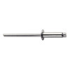 RIVET AVEUGLE  TETE PLATE 4,8X25MM INOX BLISTER DE 50 ET FORET