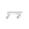 BARRE 2 SPOTS BASIC GU10 BLANC