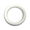ANNEAUX PVC POUR TRINGLE A RIDEAU D28 BLANC X10