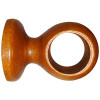 SUPPORT POUR TRINGLE A RIDEAU BOIS D35 FERME 65MM MERISIER
