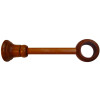 SUPPORT POUR TRINGLE A RIDEAU BOIS D35 FERME 130-215MM MERISIER
