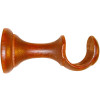 SUPPORT POUR TRINGLE A RIDEAU BOIS D28 OUVERT 80MM MERISIER