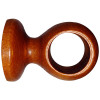 SUPPORT POUR TRINGLE A RIDEAU BOIS D28 FERME 50MM MERISIER