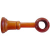 SUPPORT POUR TRINGLE A RIDEAU BOIS D28 FERME 85-130MM MERISIER